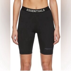 Essentials Women's Black Biker Shorts